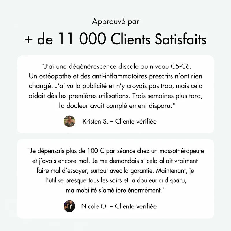 Appareil Serena pour soulager vos douleurs cervicales